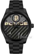 Police PEWJG2121406 Svart/Stål Ø42 mm