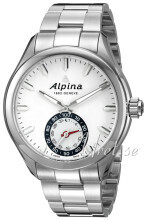 Alpina AL-285S5AQ6B Horological Smartwatch Hvid/Stål Ø44 mm