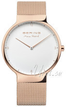 Bering 15540-364 Max Rene Hvid/Rosaguldtonet stål Ø40 mm