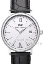 IWC IW356501 Portofino Sølvfarvet/Læder Ø40 mm