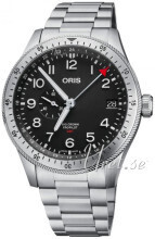 Oris 01 748 7756 4064-07 8 22 08 Aviation Sort/Stål Ø44 mm