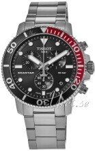 Tissot T120.417.11.051.01 Seastar Sort/Stål Ø45.5 mm