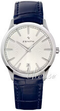 Zenith 03.3100.670-01.C922 Elite Classic Sølvfarvet/Læder Ø40.5 mm