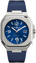 Bell & Ross BR05A-BLU-ST/SRB Br 05 Blå/Gummi