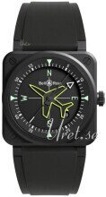 Bell & Ross BR03A-CPS-CE/SRB BR 03 Gyrocompass Sort/Gummi Ø41 mm