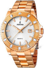 Festina F16787-1 Multifunction Sølvfarget/18 karat rosé gull Ø40 mm