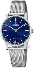 Festina F20015-2 Swiss Made Blå/Stål Ø29.3 mm