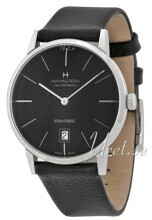 Hamilton H38455731 Intra matic Sort/Lær Ø38 mm