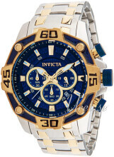 Invicta 33845 Blå/Gulltonet stål Ø52 mm