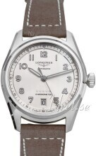 Longines L3.410.4.63.2 Spirit Sølvfarget/Lær Ø37 mm