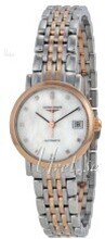 Longines L4.309.5.87.7 Elegant Hvit/18 karat rosé gull Ø25.5 mm