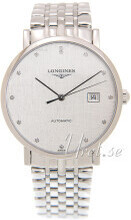 Longines L4.910.4.77.6 Elegant Grå/Stål Ø39 mm