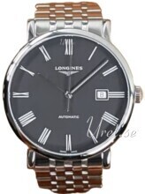 Longines L4.911.4.71.6 Elegant Sort/Stål Ø41 mm