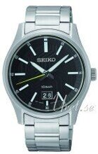 Seiko SUR535P1 Classic Sort/Stål Ø39 mm