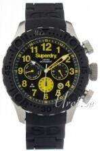 Superdry SYG142B Classic Sort/Gummi Ø47 mm