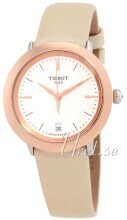 Tissot T929.210.46.261.00 T-Gold Antikkhvit/Lær Ø33 mm