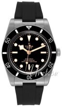 Tudor M79000N-0002 Black Bay 54 Sort/Gummi Ø37 mm