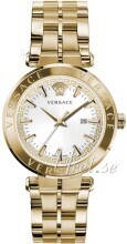 Versace VE2G00521 Aion Hvit/Gulltonet stål Ø44 mm