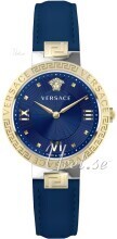 Versace VE2K00321 Greca Blå/Lær Ø36 mm