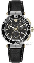 Versace VE3L00222 Greca Sort/Lær Ø45 mm