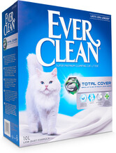 Ever Clean® Total Cover Clumping - Unscented kattsand - Ekonomipack: 2 x 10 l