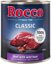 Rocco Classic 6 x 800 g - nauta ja villisika