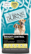Burns Weight Control Adult/Senior Chicken & Oats - Ekonomipack: 2 x 12 kg