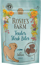 Rosie's Farm Snacks Adult "Tender Steak Bites" laks - 3 x 70 g