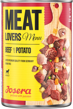 5 + 1 på köpet! 6 x 800 g Josera Meatlovers Menü hundfoder - Menü Nötkött & potatis 6 x 800 g