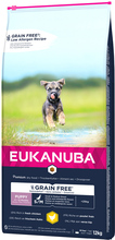 Eukanuba Grain Free Puppy Small / Medium Breed Kylling - Økonomipakke: 2 x 12 kg