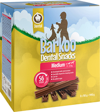 Säästöpakkaus: Barkoo Dental Snacks - keskikokoisille 56 kpl
