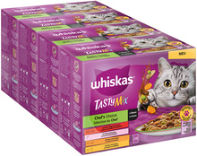 Sparpaket Multipack WHISKAS TASTY MIX Portionsbeutel 96 x 85 g - Chef's Choice in Sauce