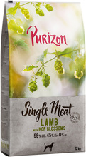 10 + 2 kg gratis! 12 kg Purizon - Single Meat Lam med erter Humleblomst - kornfritt
