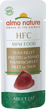Almo Nature Green Label Mini Food - Ekonomipack: Tonfiskfilé, 25 x 3 g