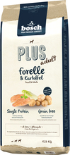 bosch økonomipakke (2 x store pakker) - Plus Ørred & Kartofler (2 x 12,5 kg)