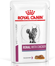 Ekonomipack: Royal Canin Veterinary Diet 48 x 85 - Renal Chicken (48 x 85 g)