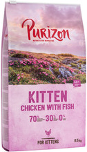 Ekonomipack: Purizon torrfoder 2 x 6,5 kg - Kitten Chicken & Fish