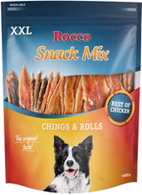 Rocco XXL Snack-Mix Chicken - Mix: Rolls + Chings Kyllingbryst 1 kg