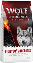 Wolf of Wilderness "Fiery Volcanoes" - Lamb - Ekonomipack: 2 x 12 kg