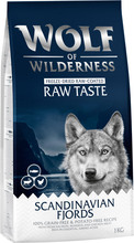 2 x 1 kg Wolf of Wilderness torrfoder till sparpris! - Adult The Taste of Scandinavia