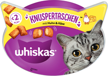 2 + 1 gratis! 3 x Whiskas snacks - Temptations: Kylling & Ost (24 x 60 g)