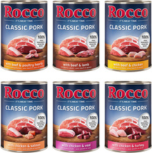 Ekonomipack: Rocco Classic Pork 12 x 400 g - Mix: 6 sorter