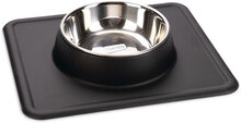 Karlie Dex Silikon hundskål - 350 ml, Ø 14 cm svart