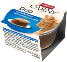 Animonda Carny Adult Duo 24 x 70 g - Thunfisch Mousse & Hühnchenfilet-Crumble