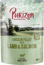 Purizon 6 x i olika storlekar till prova-på-pris! - Lamb & Salmon with Potato and Pear (6 x 300 g)