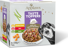 Mixpack: Applaws Taste Toppers 8 x 156 g - Provpack gelé