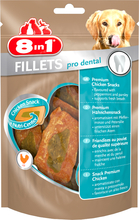8in1 Fillets Pro Dental 80 g - säästöpakkaus: 3 x 80 g - S-koko