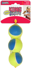 KONG Ultra SqueakAir Ball - Stl. M: 3 bollar Ø 6,35 cm