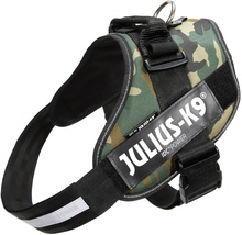 JULIUS-K9 IDC®-Powersele camouflage - Stl. 1: bröstomfång 63 - 85 cm