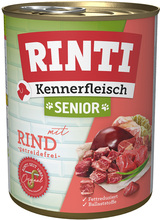RINTI Senior 12 x 400 / 800 g 12 x 800 g Nötkött